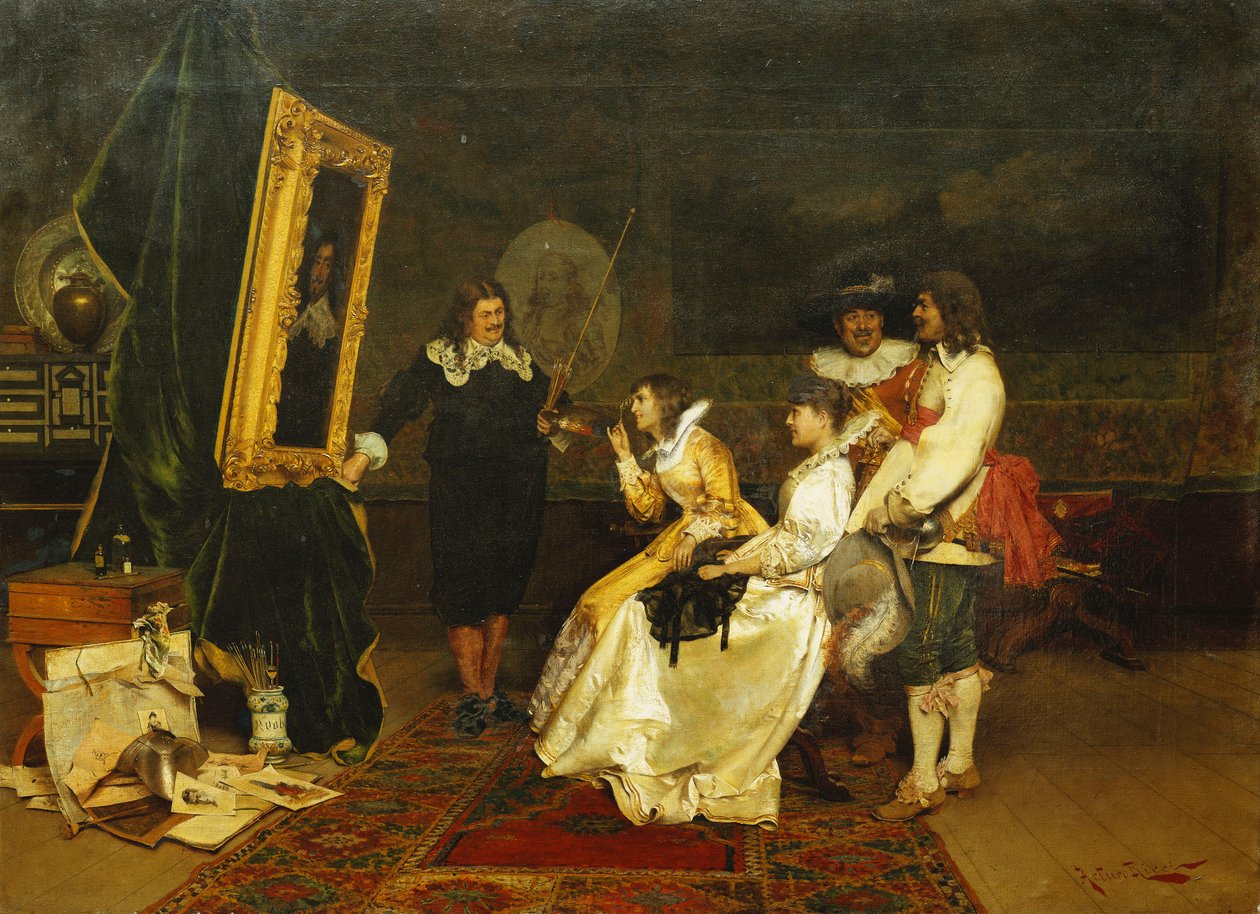A Stúdióban, alkotó: Arturo Ricci