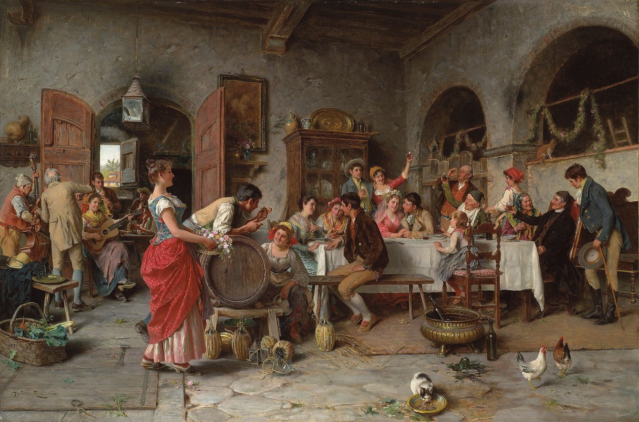 Az esküvői buli alkotó: Arturo Ricci