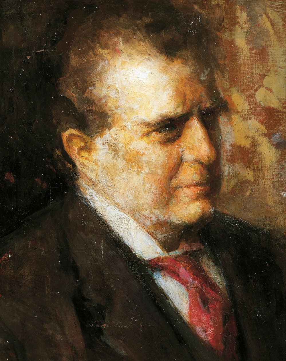 Pietro Mascagni portréja (Livorno alkotó: Arturo Rietti