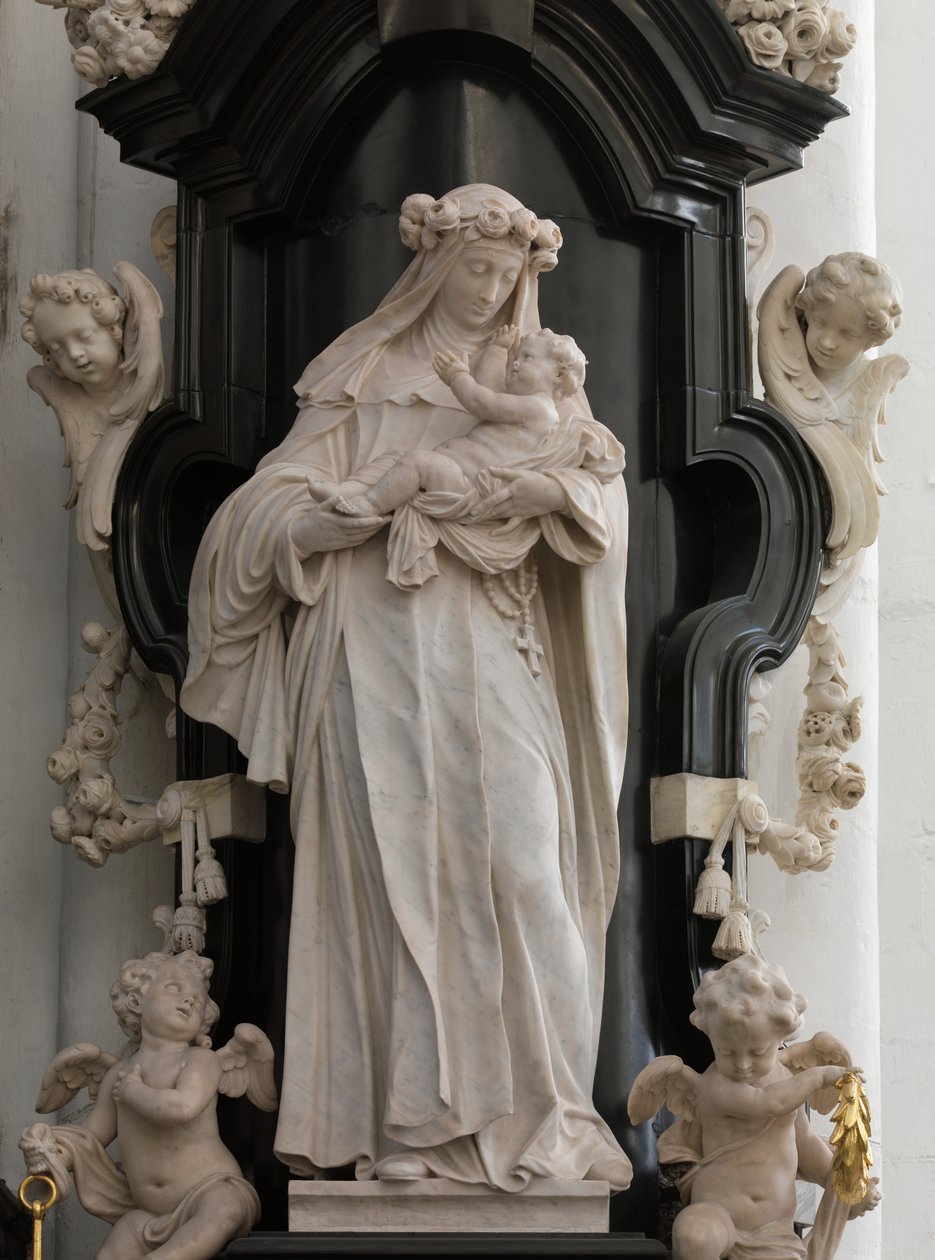 Limai Szent Rosa (márvány) alkotó: Artus I Quellinus