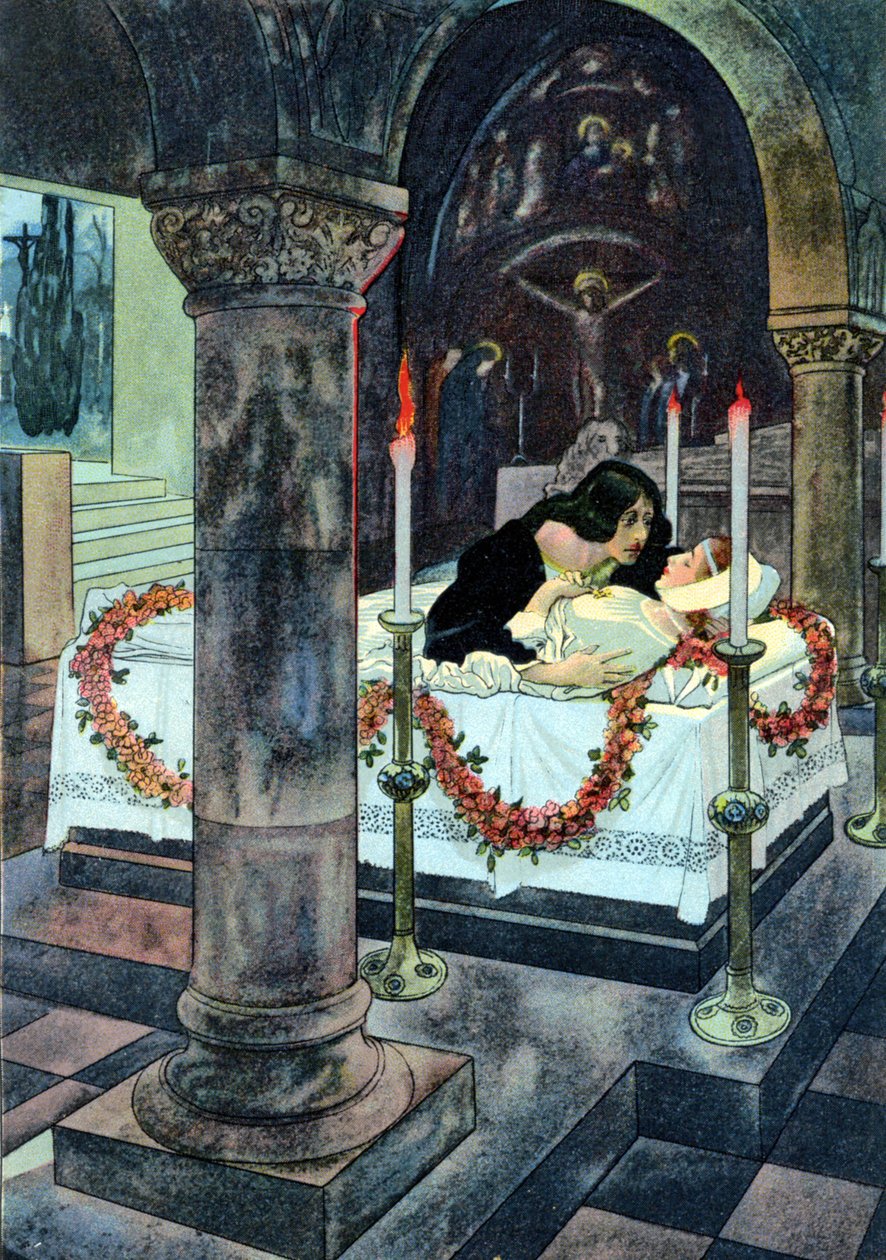 Rómeó és Júlia, 1880 körül (nyomtatott) alkotó: Artus Scheiner