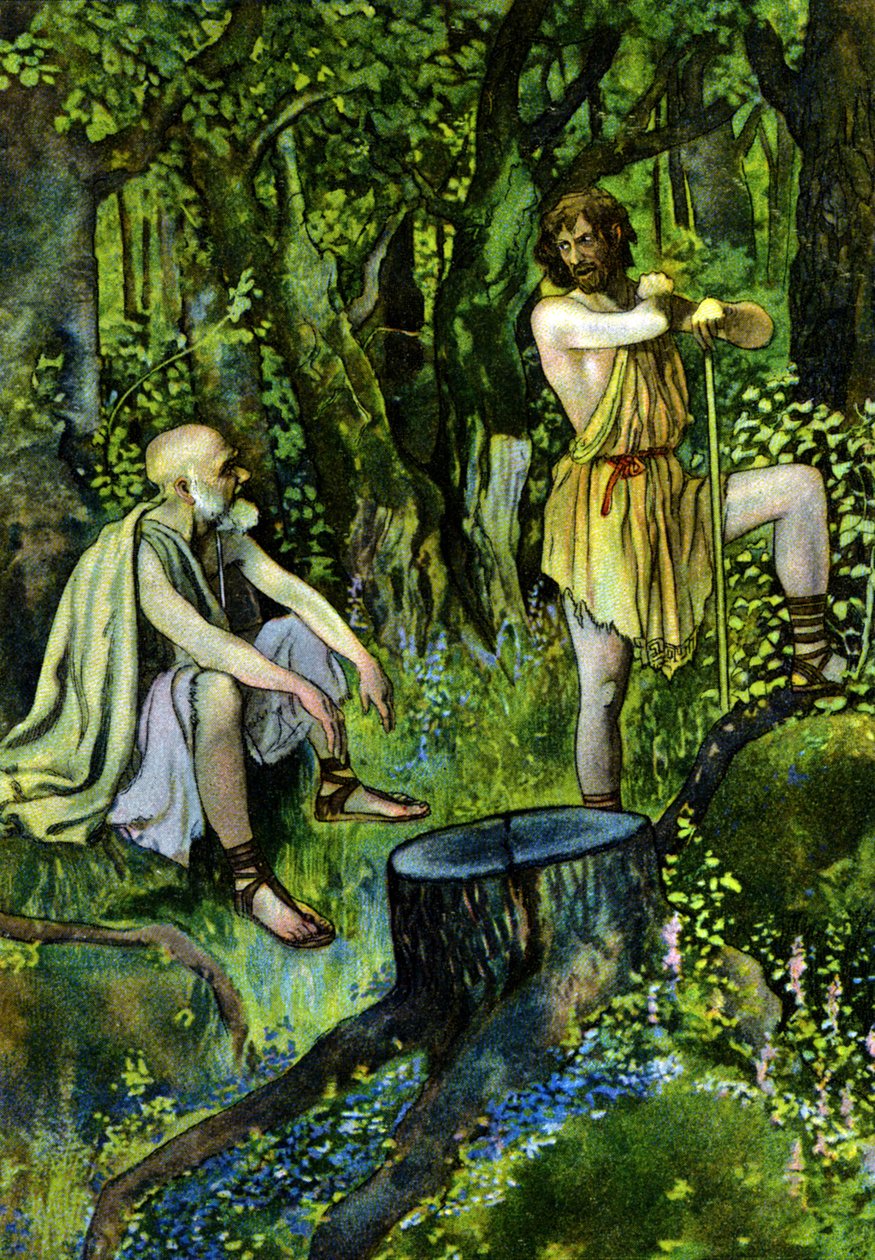 Athéni Timon, William Shakespeare darabja, 1880 körül (nyomtatott) alkotó: Artus Scheiner