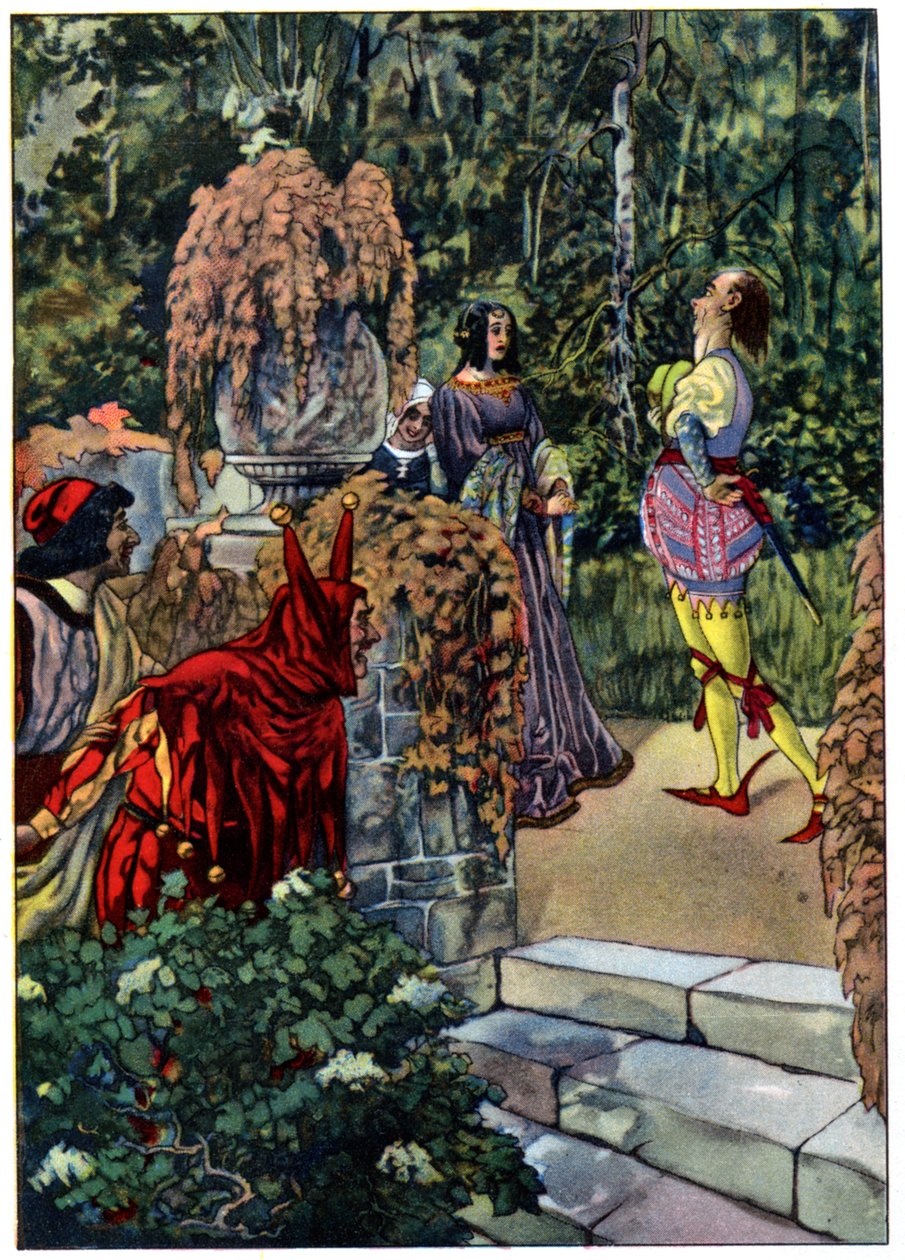 Tizenkettedik éjszaka, William Shakespeare darabja, 1880 körül (nyomtatott) alkotó: Artus Scheiner