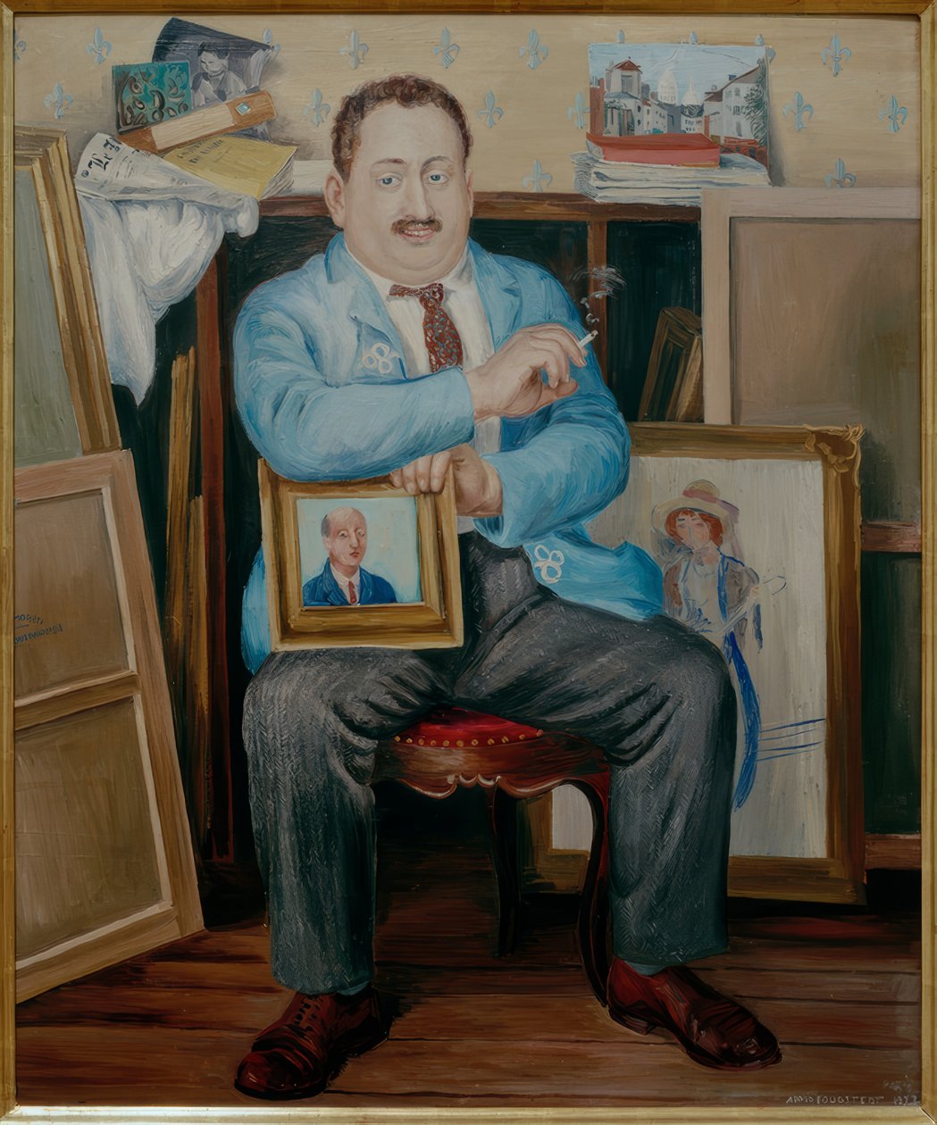 Adolphe Basler portréja alkotó: Arvid Fougstedt