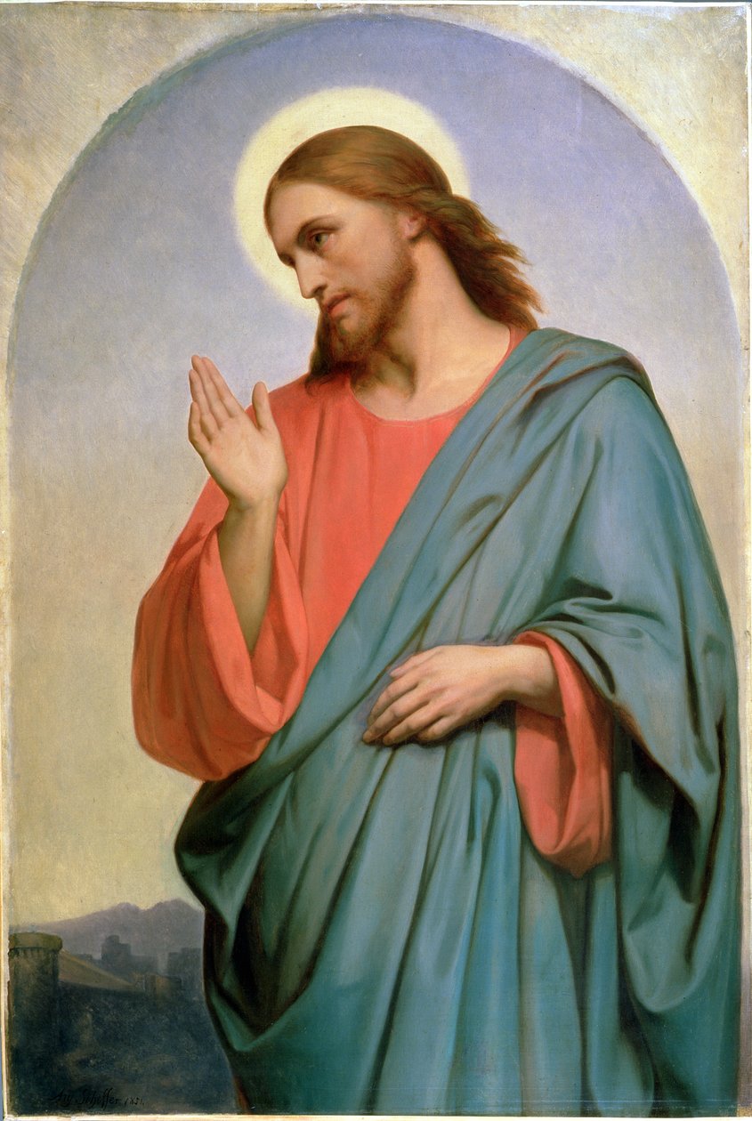 Krisztus sír Jeruzsálem felett, 1851 (olaj, szövet) alkotó: Ary Scheffer