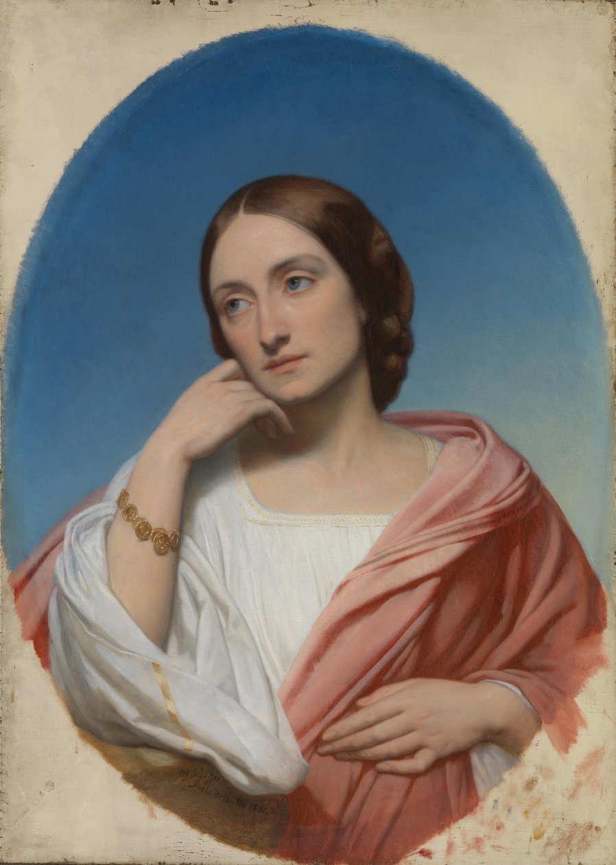 Mrs. Robert Hollond filantróp, szül. Ellen Julia Teed (1822 - 1884) alkotó: Ary Scheffer