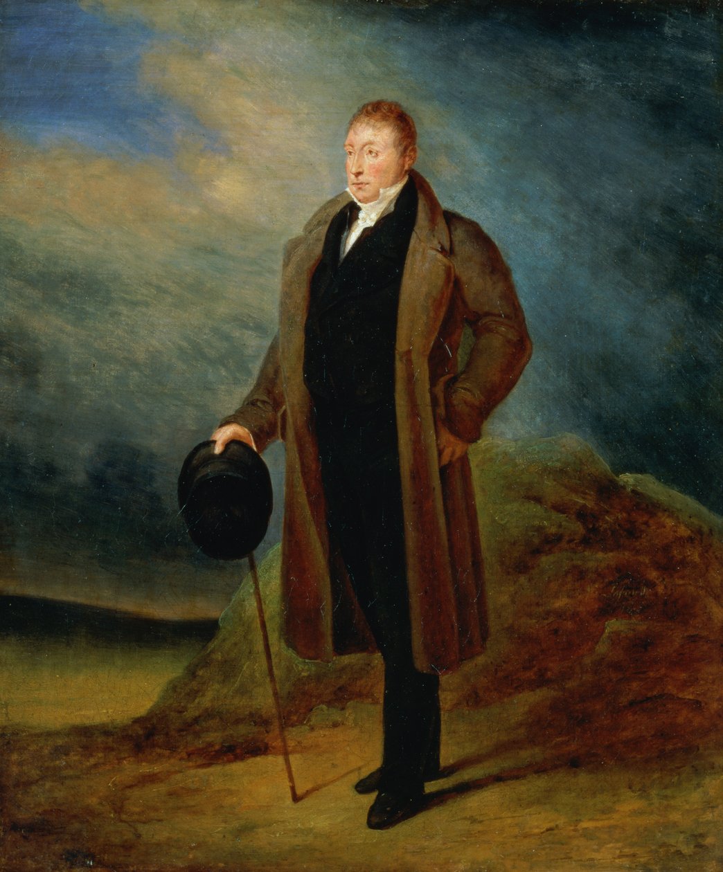 La Fayette tábornok portréja polgári ruhában, 1824 alkotó: Ary Scheffer