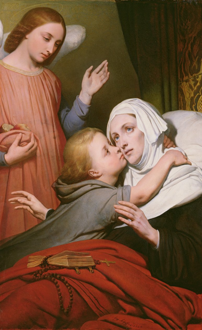 A jótékony gyermek, 1840 alkotó: Ary Scheffer