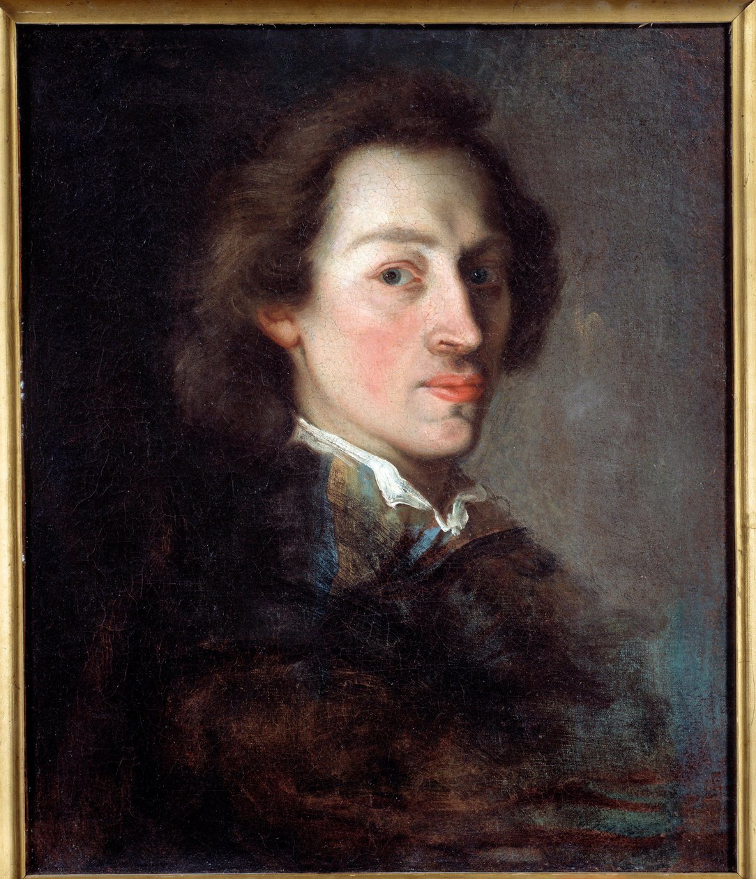 Frederic Chopin (1810-1849), lengyel származású francia zeneszerző 1846 körüli portréja. Ary Scheffer (1795-1858) festménye. Versailles, Versailles és Trianon kastélyai. alkotó: Ary (after) Scheffer