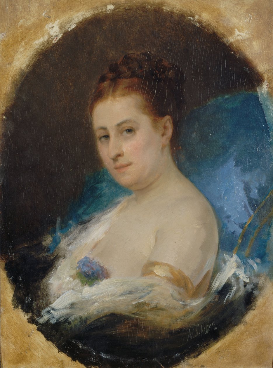 Adelaide Ristori színésznő portréja 1822-1906, kb. 1857. alkotó: Ary Arnold Scheffer