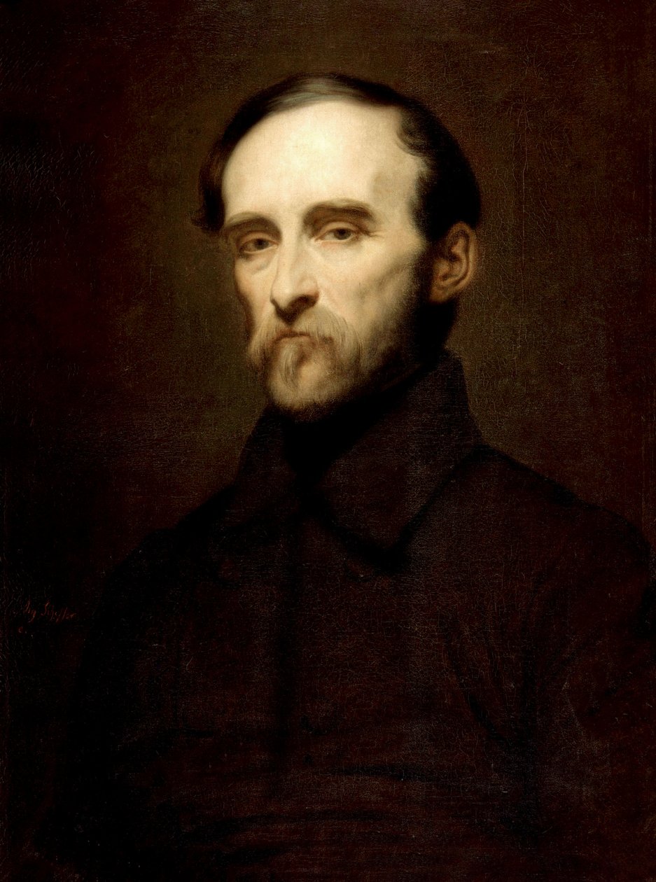 Eugene Cavaignac tábornok, Algéria francia kormányzója alkotó: Ary Scheffer