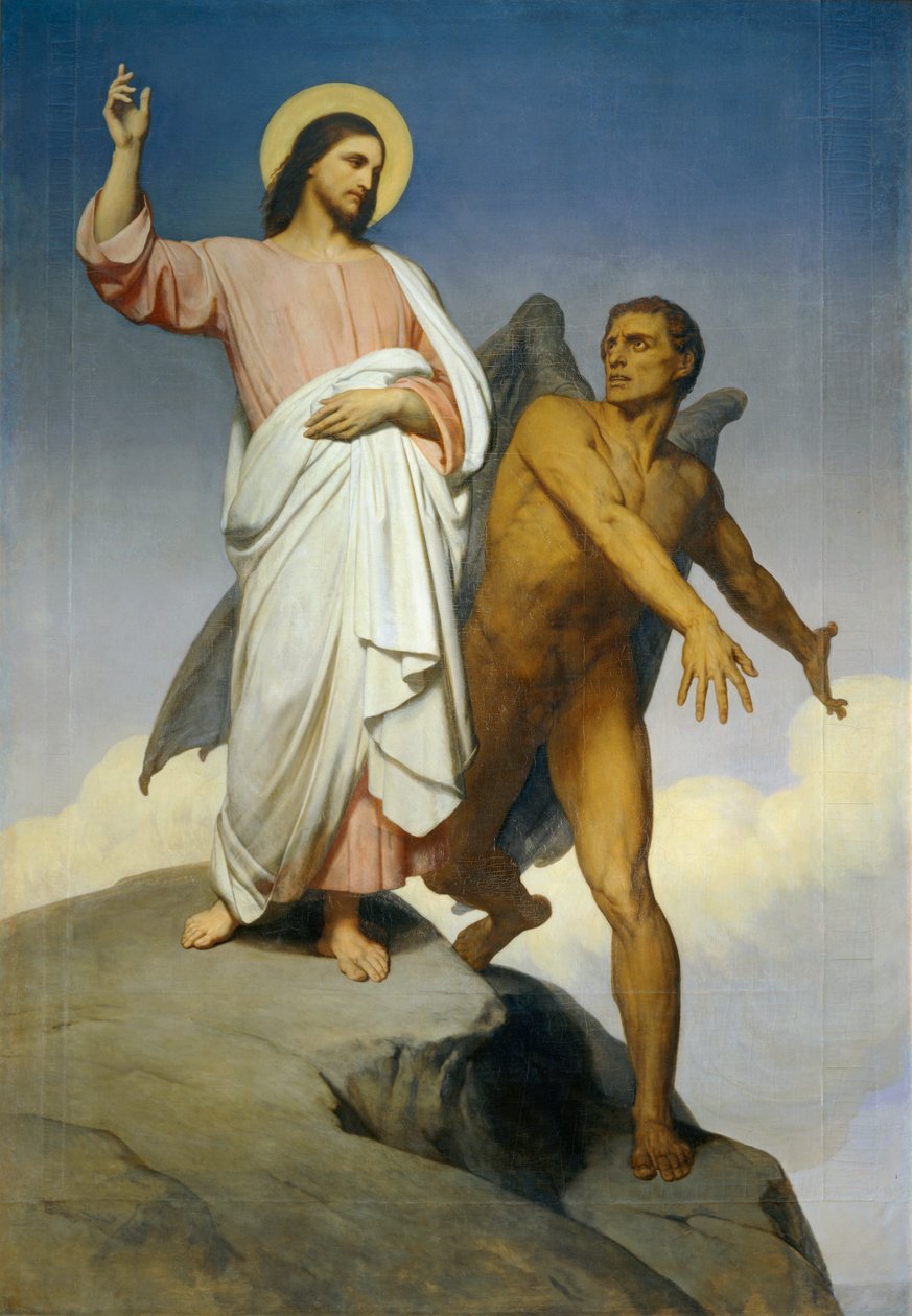 Krisztus megkísértése ... alkotó: Ary Scheffer