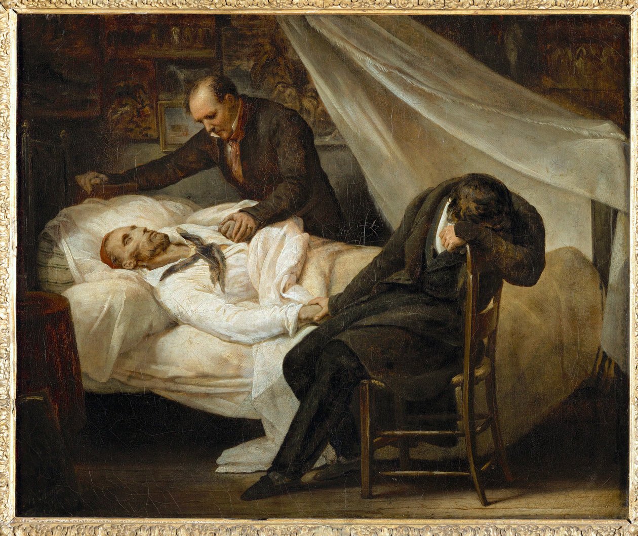 Gericault halála ... alkotó: Ary Scheffer