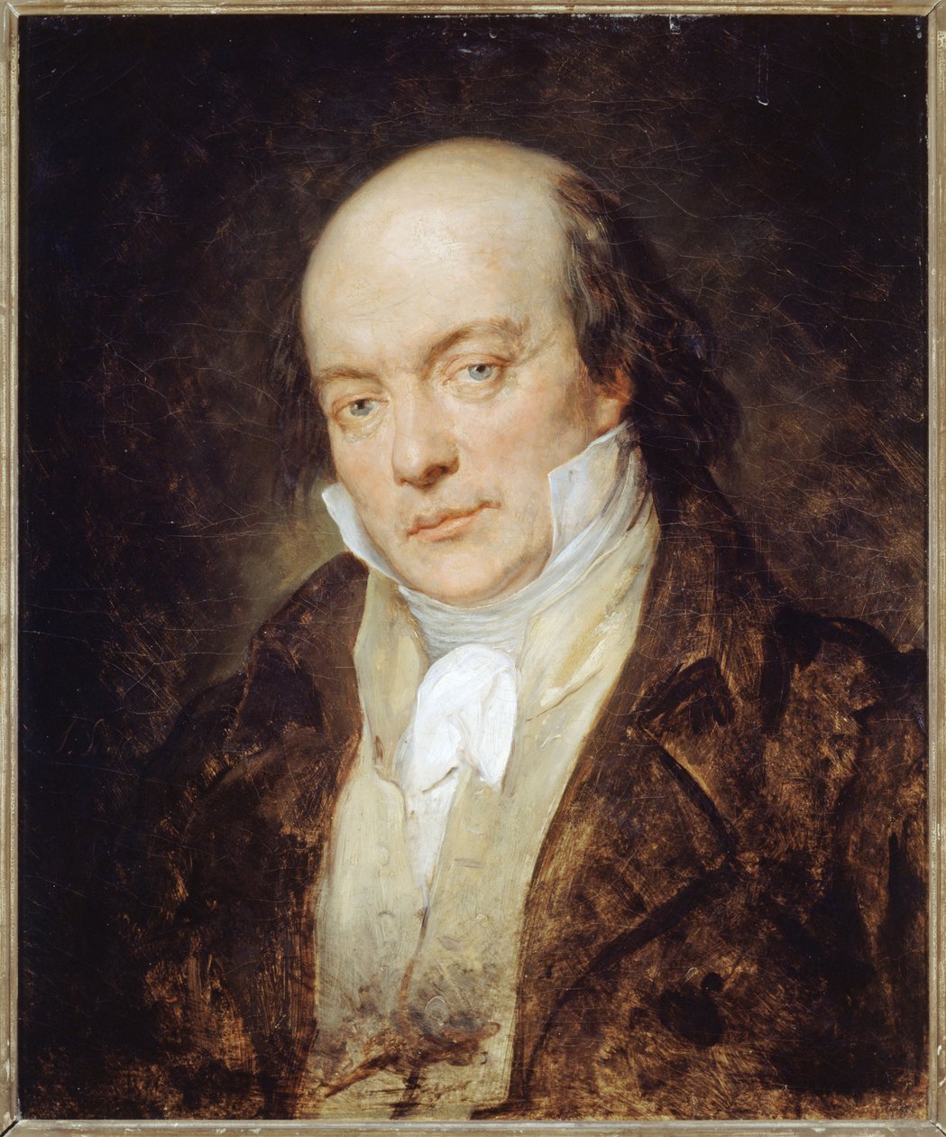 Pierre-Jean Béranger (1780-1857) költő és sanzonénekes portréja. alkotó: Ary Scheffer