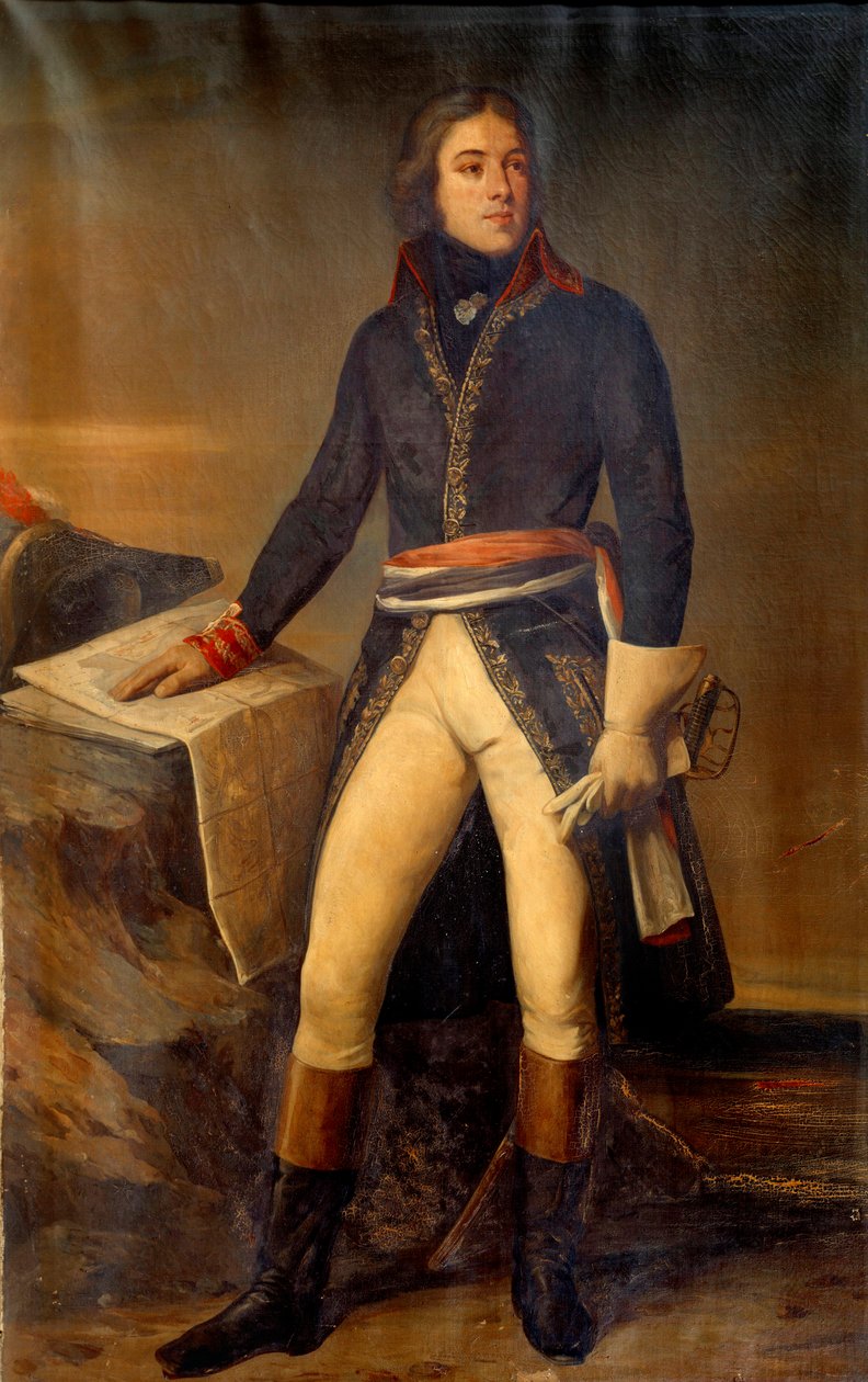 Lazarus Louis Hoche tábornok (1768-1797) portréja Ary Scheffer (1795-1858) festménye 1835 Párizs, Hadsereg Múzeuma alkotó: Ary Scheffer
