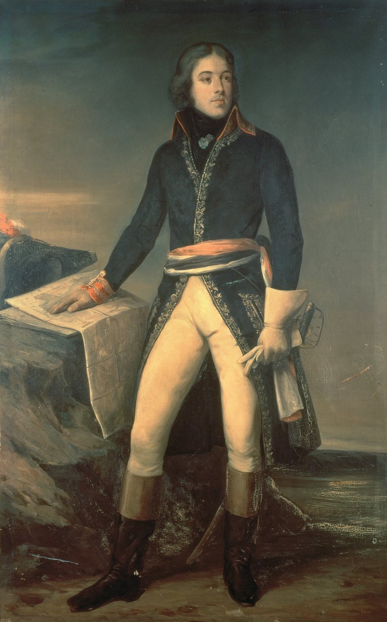 Louis-Lazare Hoche tábornok portréja (1768-97) alkotó: Ary Scheffer