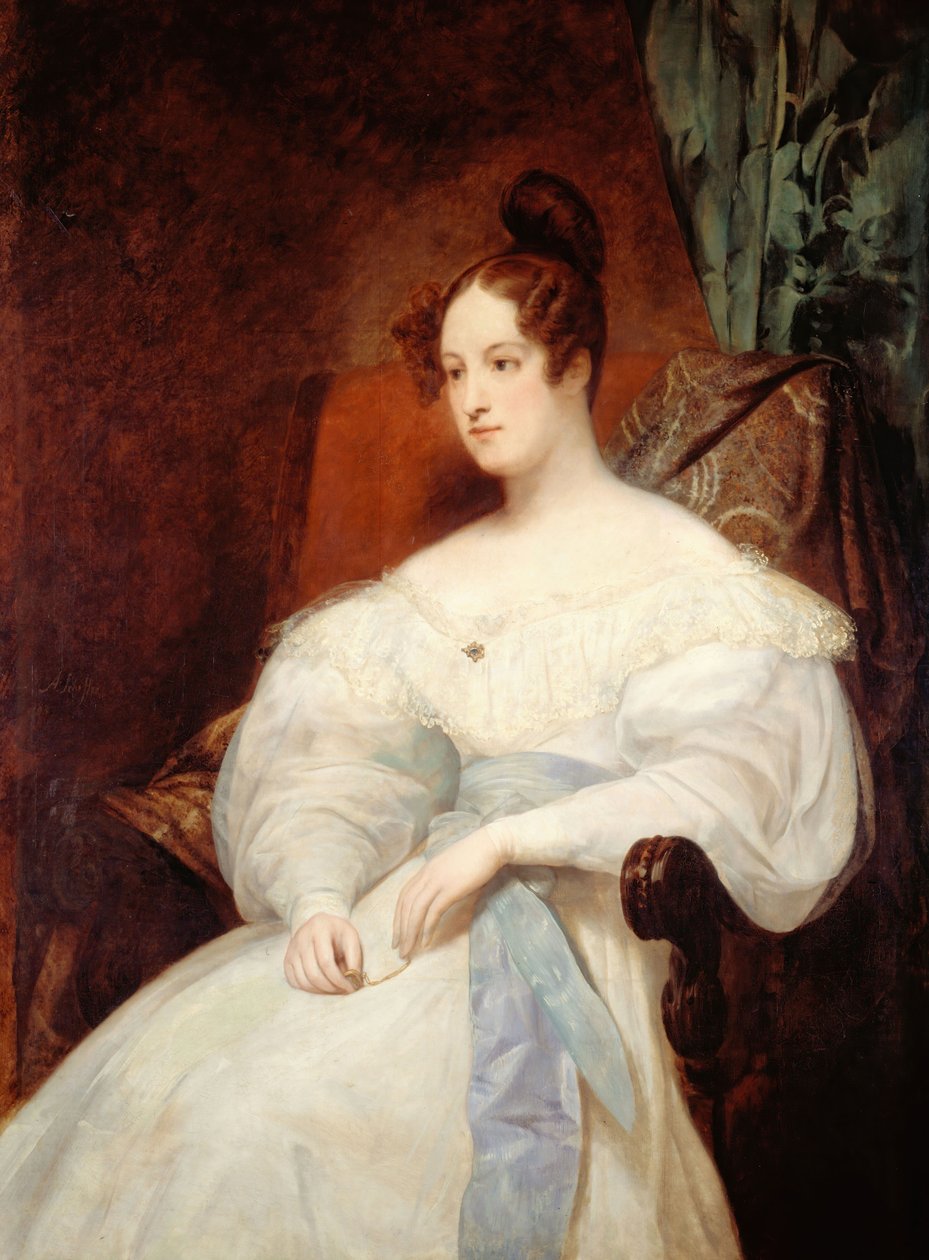 Louise orléans-i hercegnő portréja 1812-1850, 1833. alkotó: Ary Scheffer