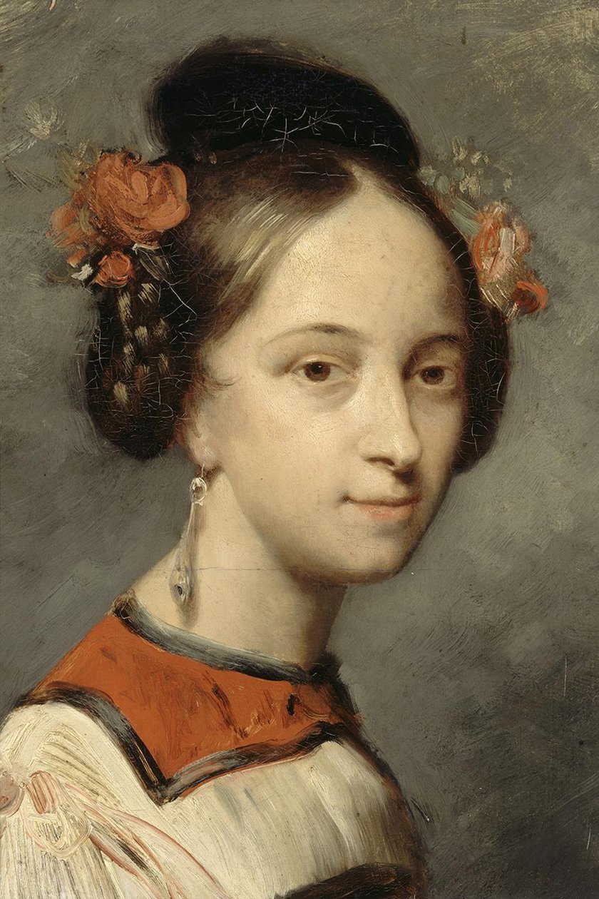 Marie Taglioni balerina portréja alkotó: Ary Scheffer
