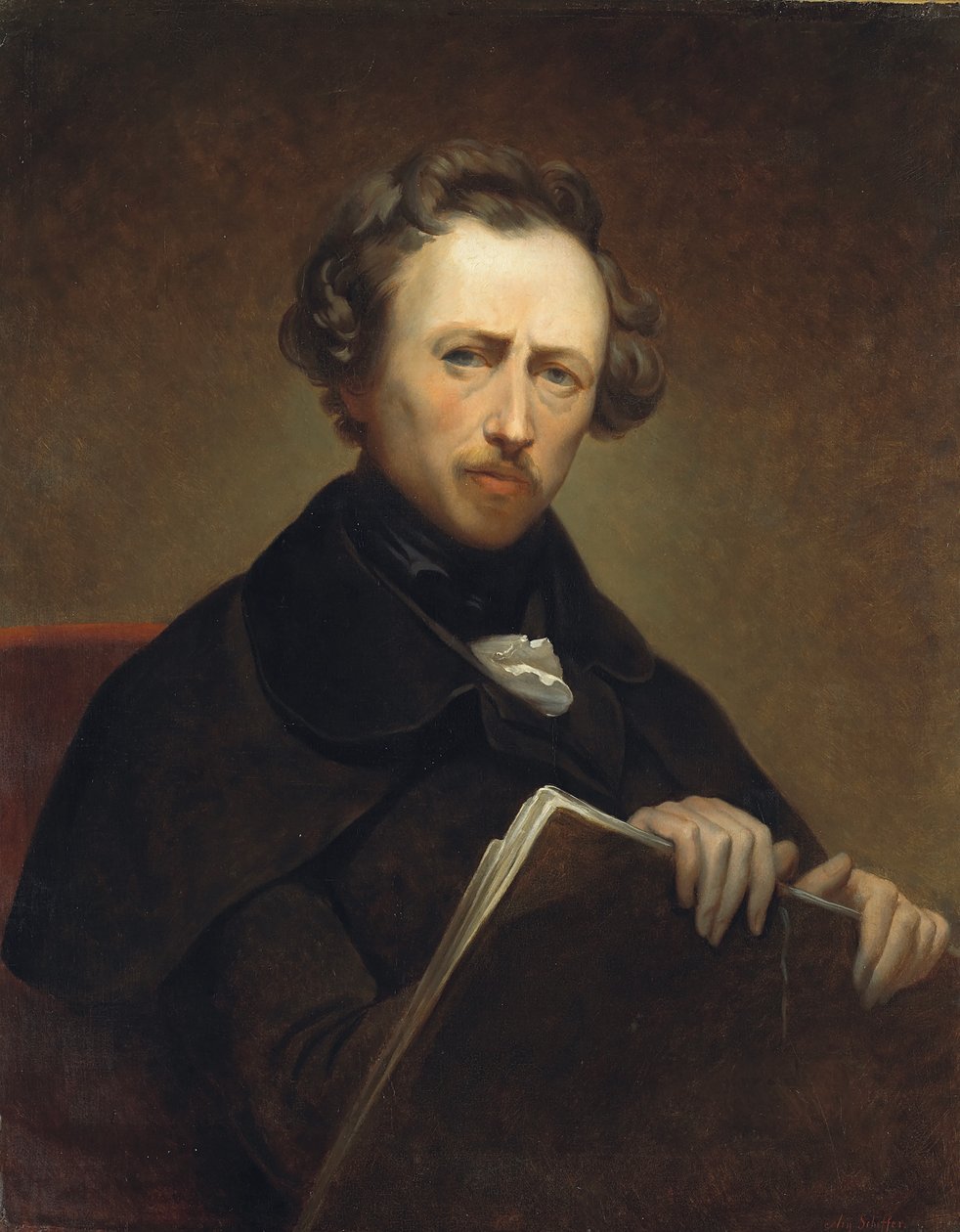 Önarckép 43 évesen, 1838. alkotó: Ary Scheffer