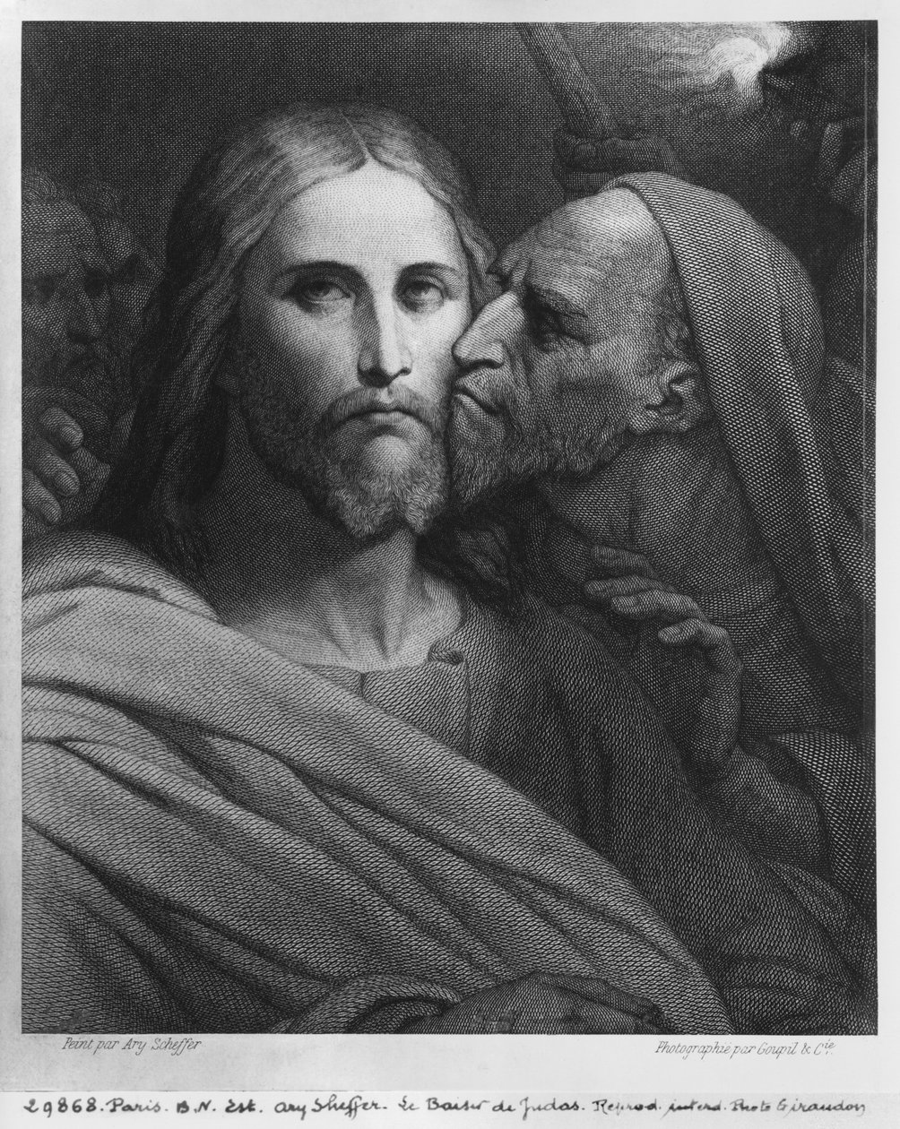Júdás csókja alkotó: Ary Scheffer