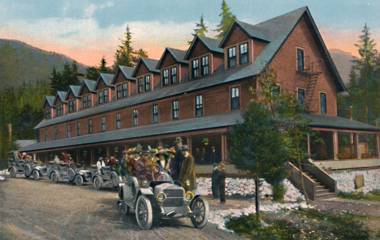 Mount Rainier National Park Inn, 1916 alkotó: Asahel Curtis