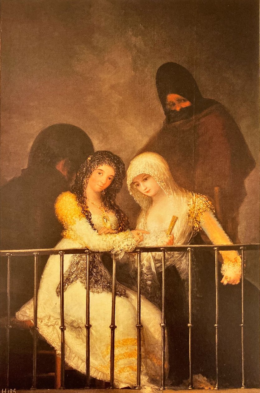 Manolas in costume de majas - Asensio Julia alkotó: Asensio Julia