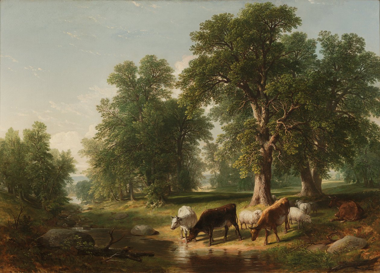 Egy nyári délután alkotó: Asher Brown Durand