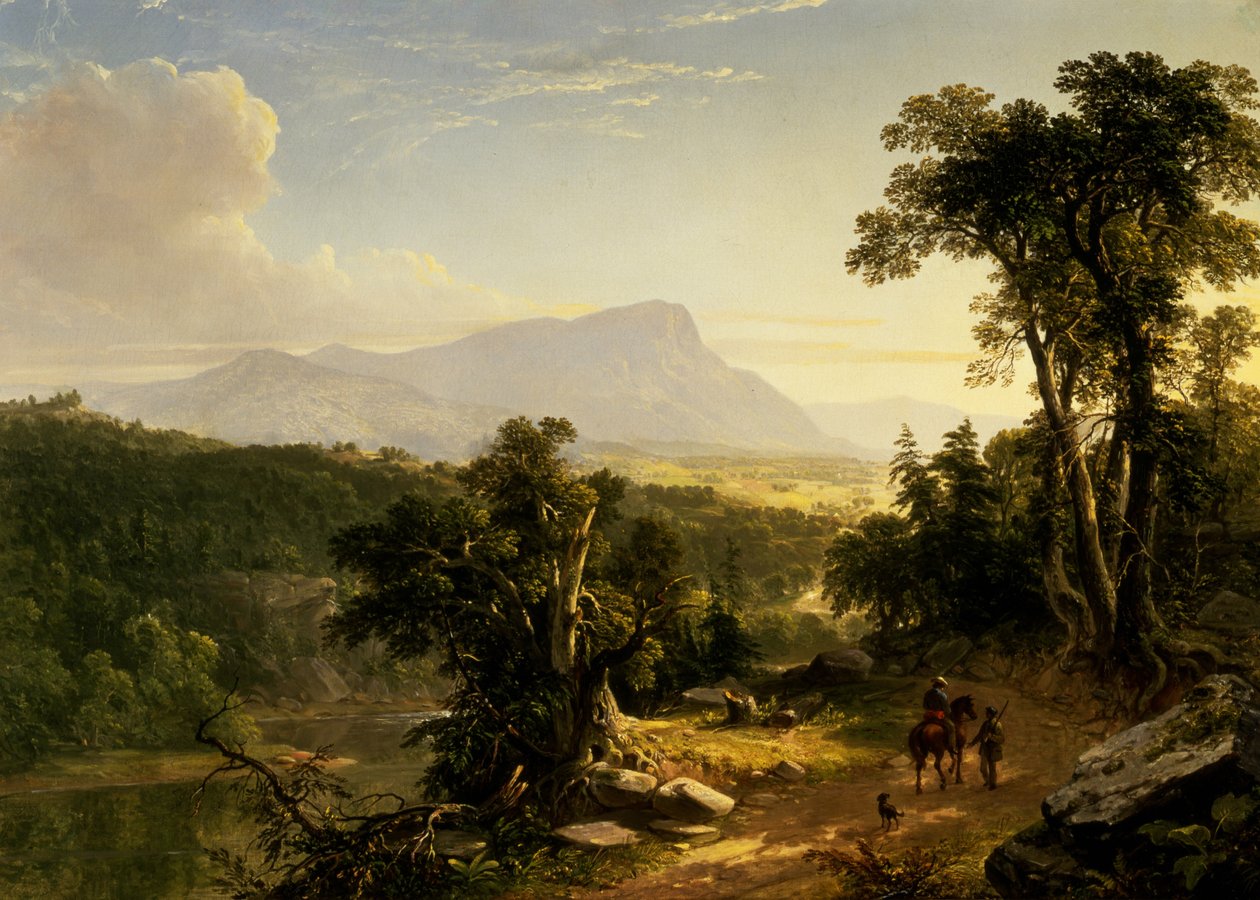Tájkompozíció: A Catskillsben, 1848 alkotó: Asher Brown Durand