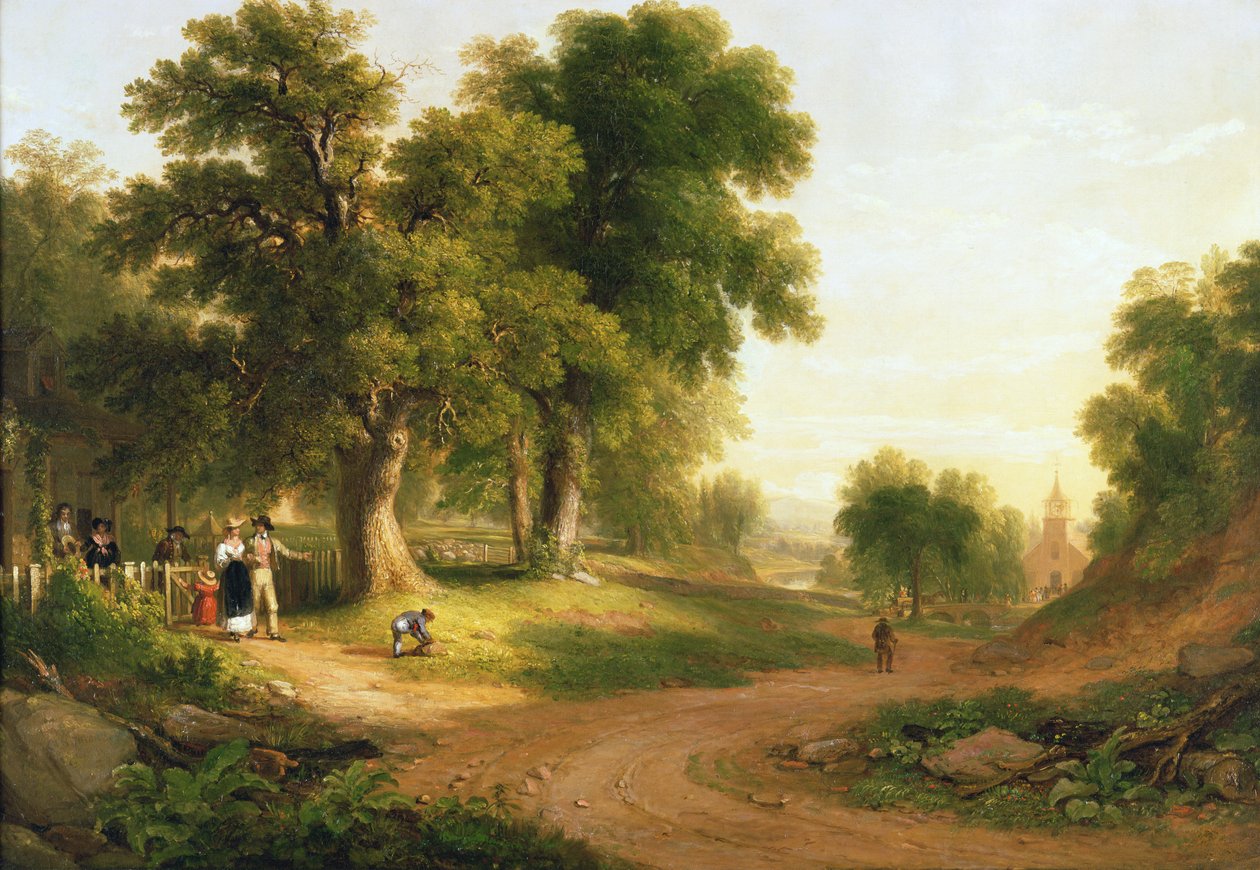 Vasárnap reggel, 1839 alkotó: Asher Brown Durand