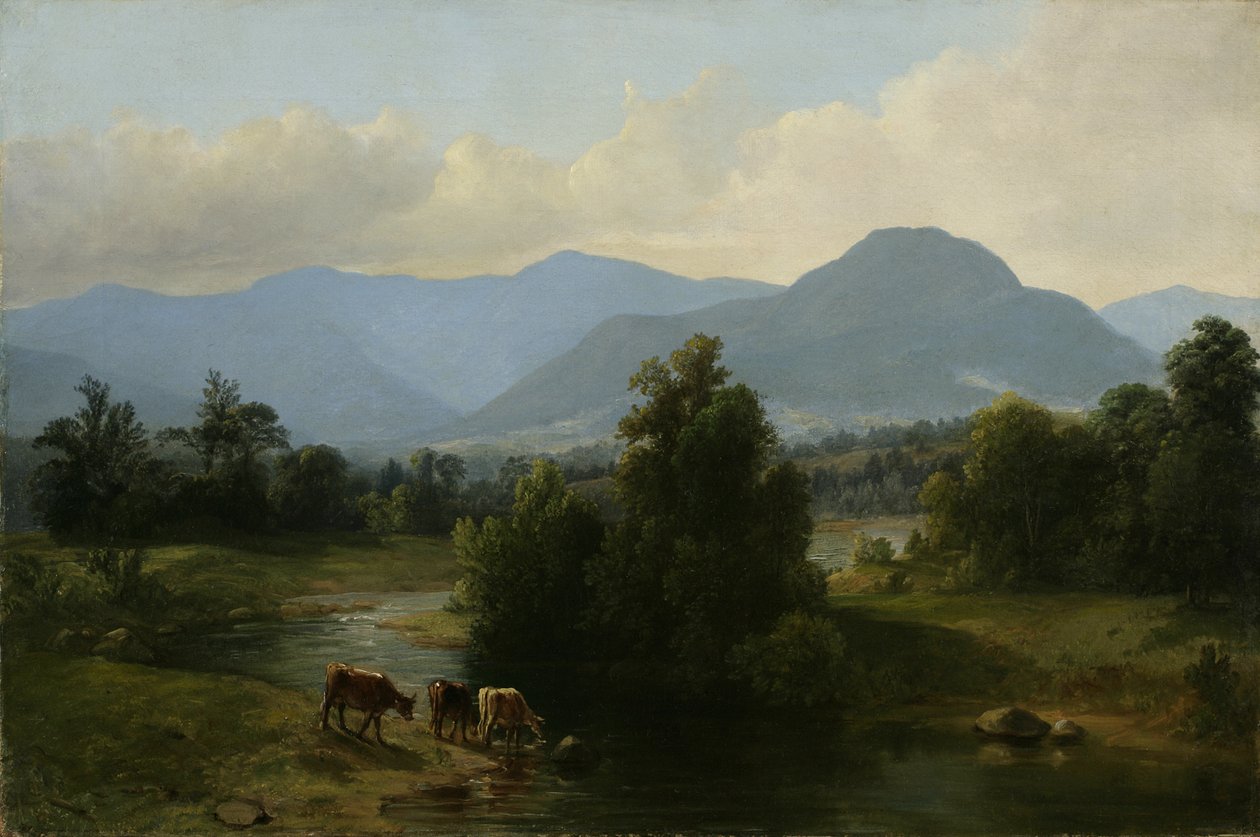 Kilátás a Shandaken-hegységre, New York, 1853 (olaj, vászon) alkotó: Asher Brown Durand