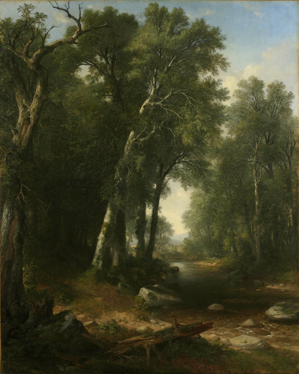 Woodland Brook, 1859 alkotó: Asher Brown Durand