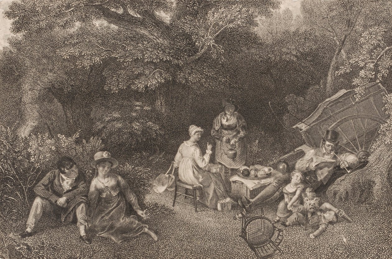 Cím nélkül (piknik) alkotó: Asher B. Durand