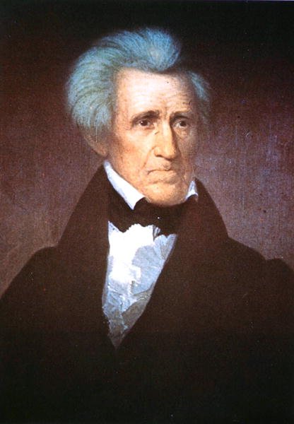 Andrew Jackson tábornok (színes litó) alkotó: Asher Brown (after) Durand