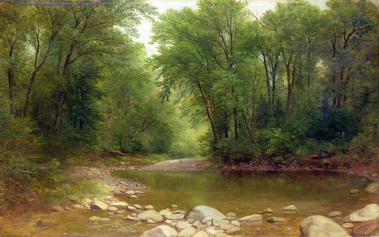 Egy Catskill-patak, 1867 alkotó: Asher Brown Durand