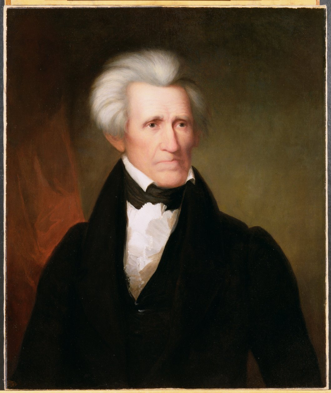 Andrew Jackson, 1835 alkotó: Asher Brown Durand