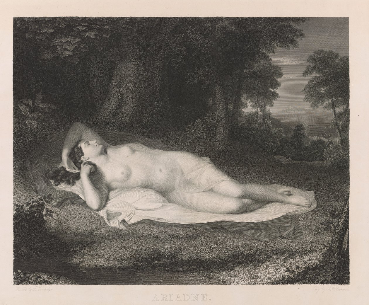 Ariadne alkotó: Asher Brown Durand