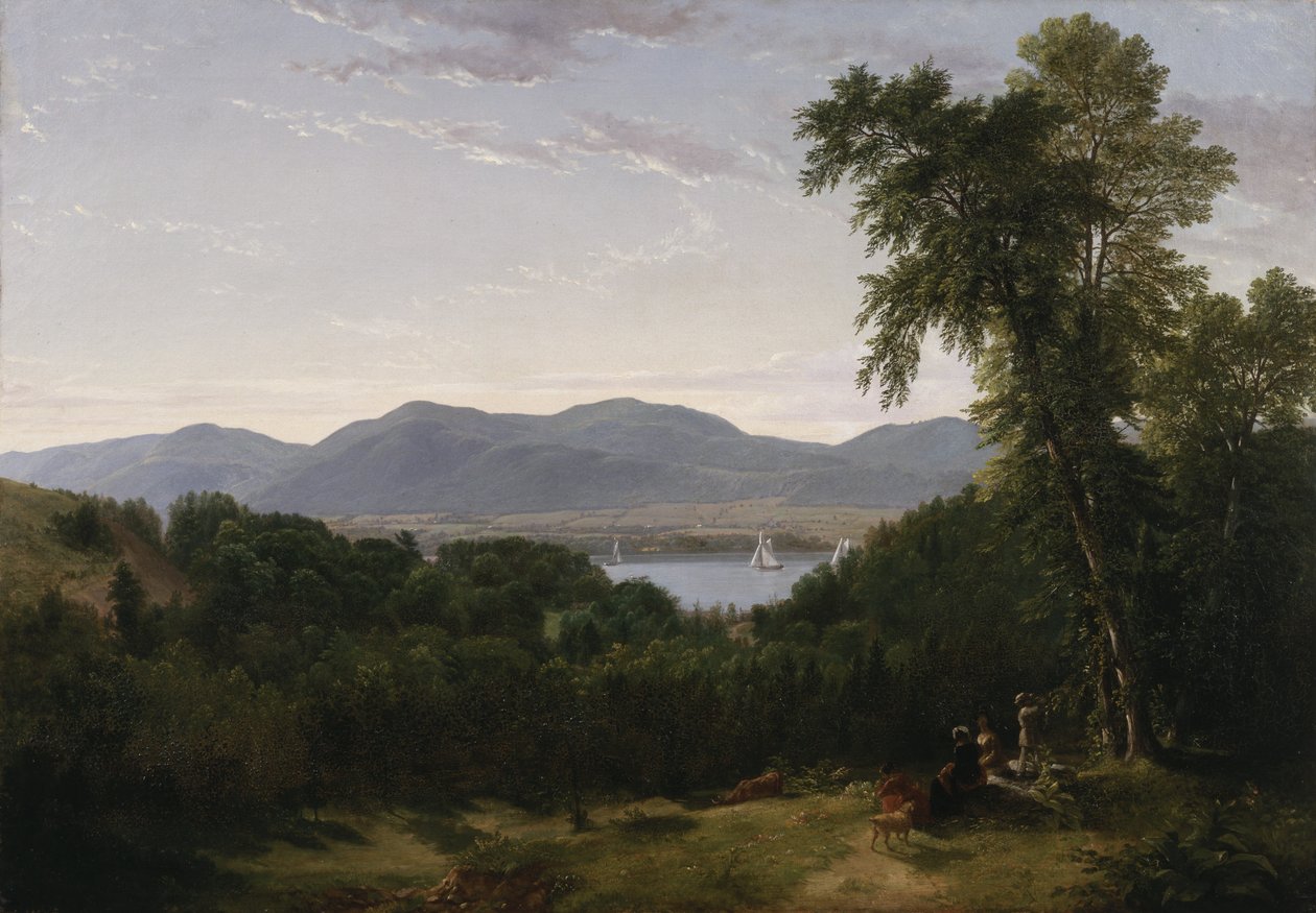 Beacon Hills a Hudson folyón, 1852 alkotó: Asher Brown Durand