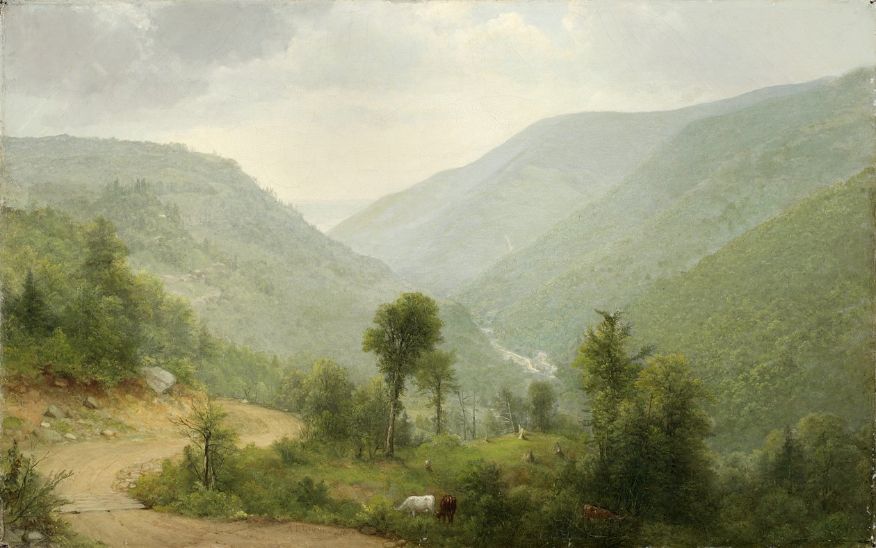Catskill Clove, NY, 1864 alkotó: Asher Brown Durand