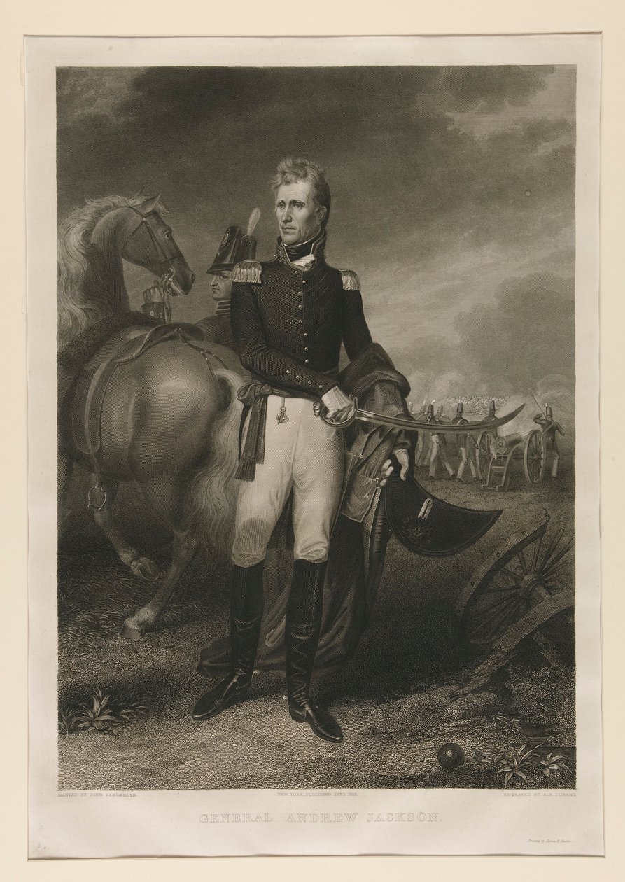 Andrew Jackson tábornok alkotó: Asher Brown Durand