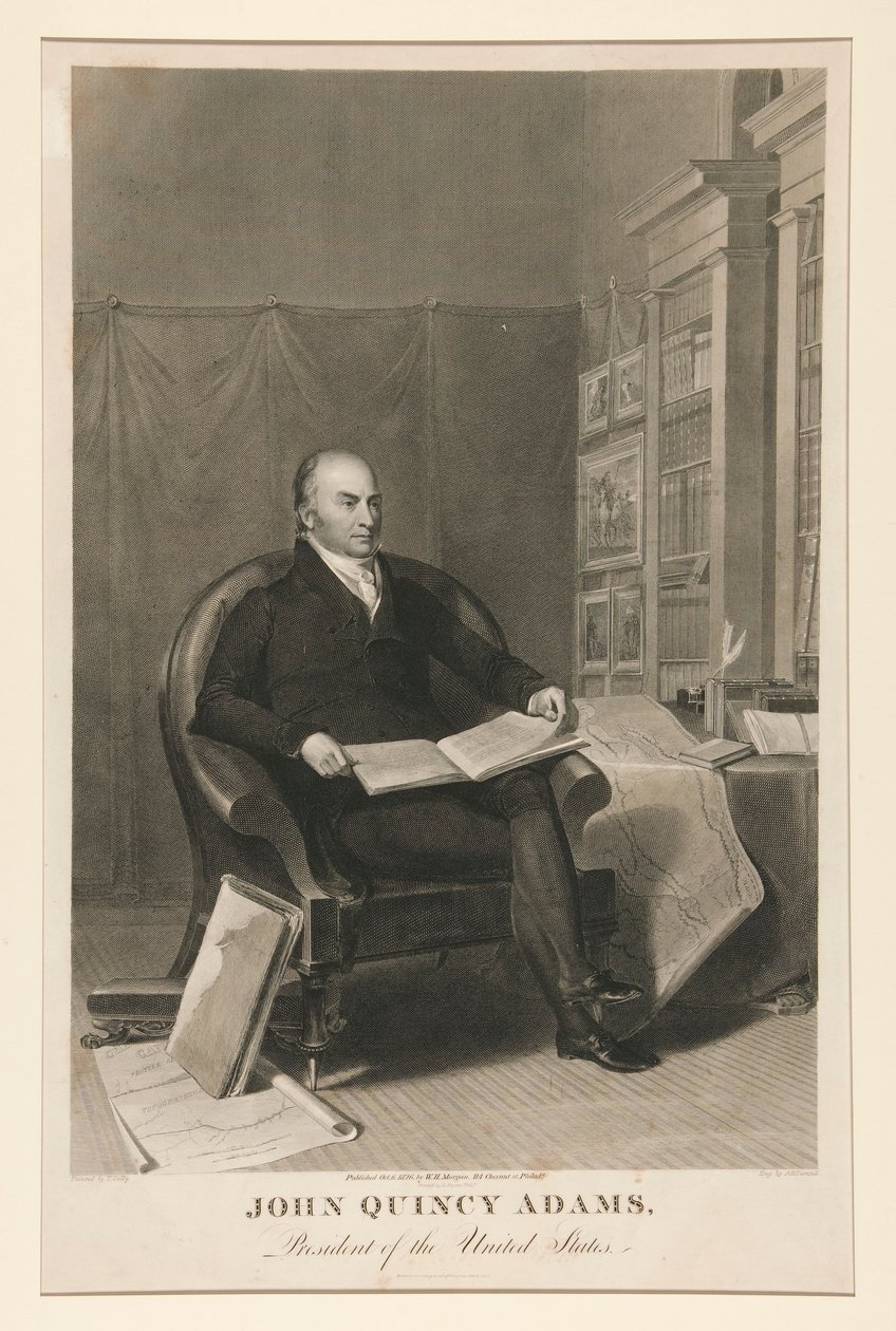 John Quincy Adams, az Egyesült Államok elnöke alkotó: Asher Brown Durand