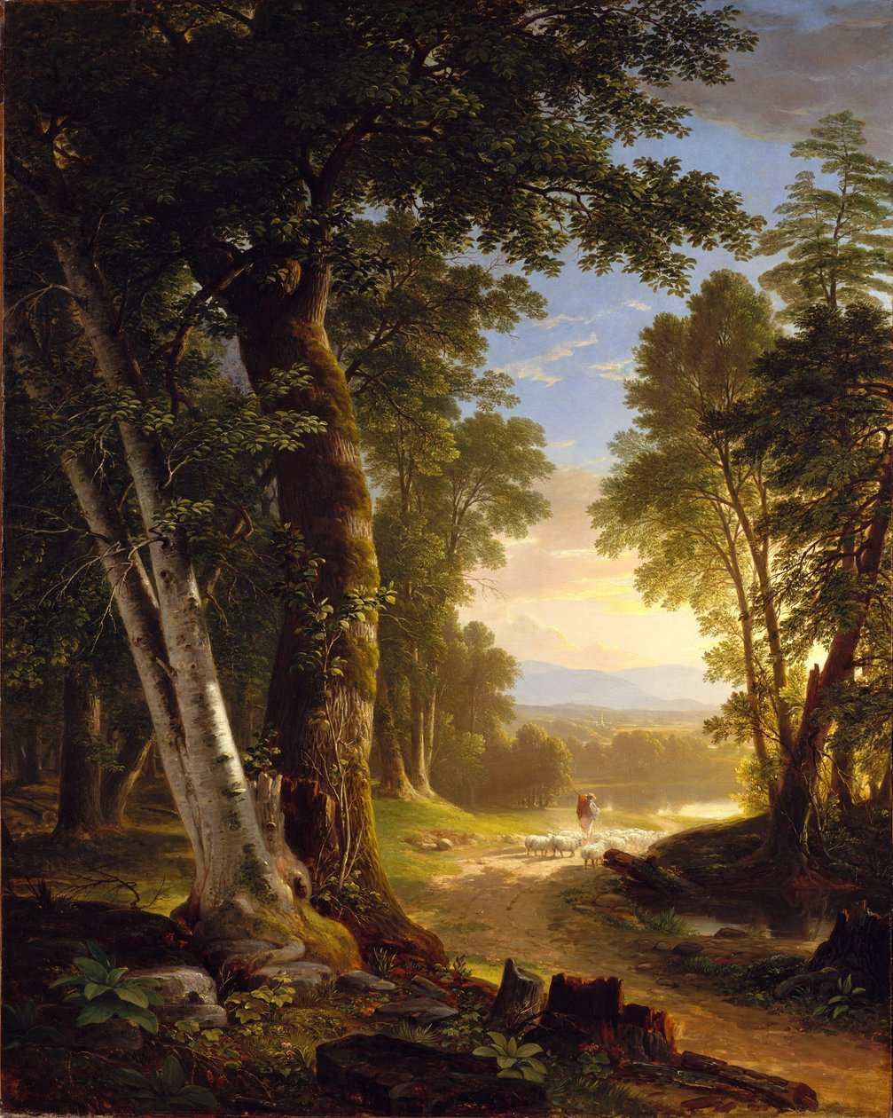 Bükkfák, 1845 alkotó: Asher Brown Durand