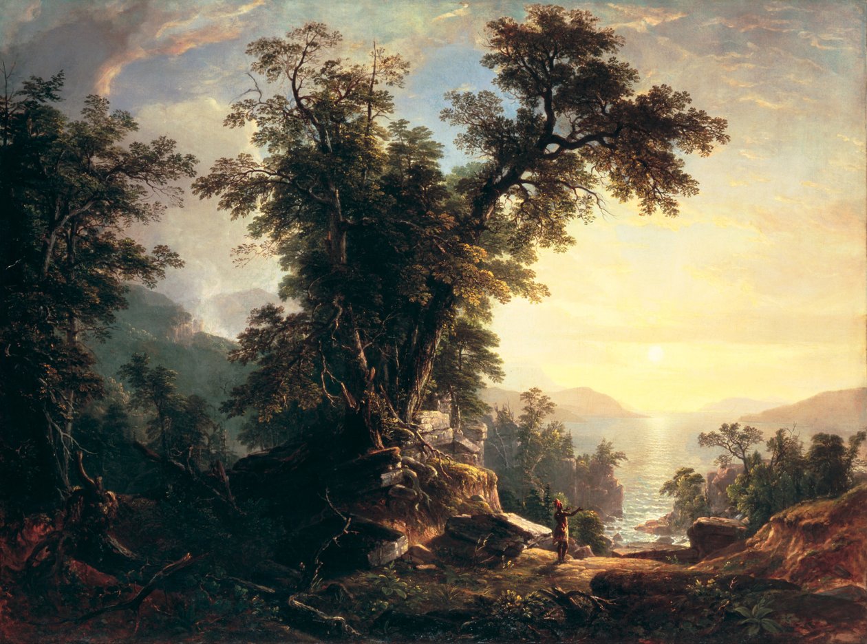Az indiánok vesperája, 1847 alkotó: Asher Brown Durand