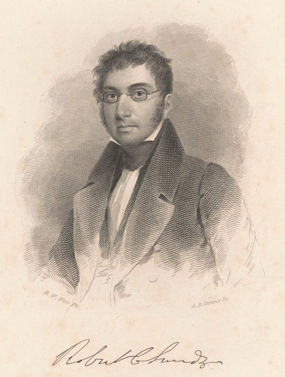 Robert C. Sands alkotó: Asher Brown Durand, after Robert Weir