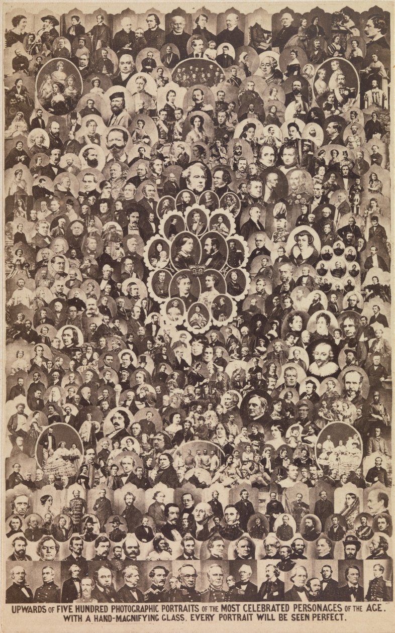 Több mint ötszáz fényképes portré a... leghíresebb személyiségeiről, kb. 1864. alkotó: Ashford Brothers and Co