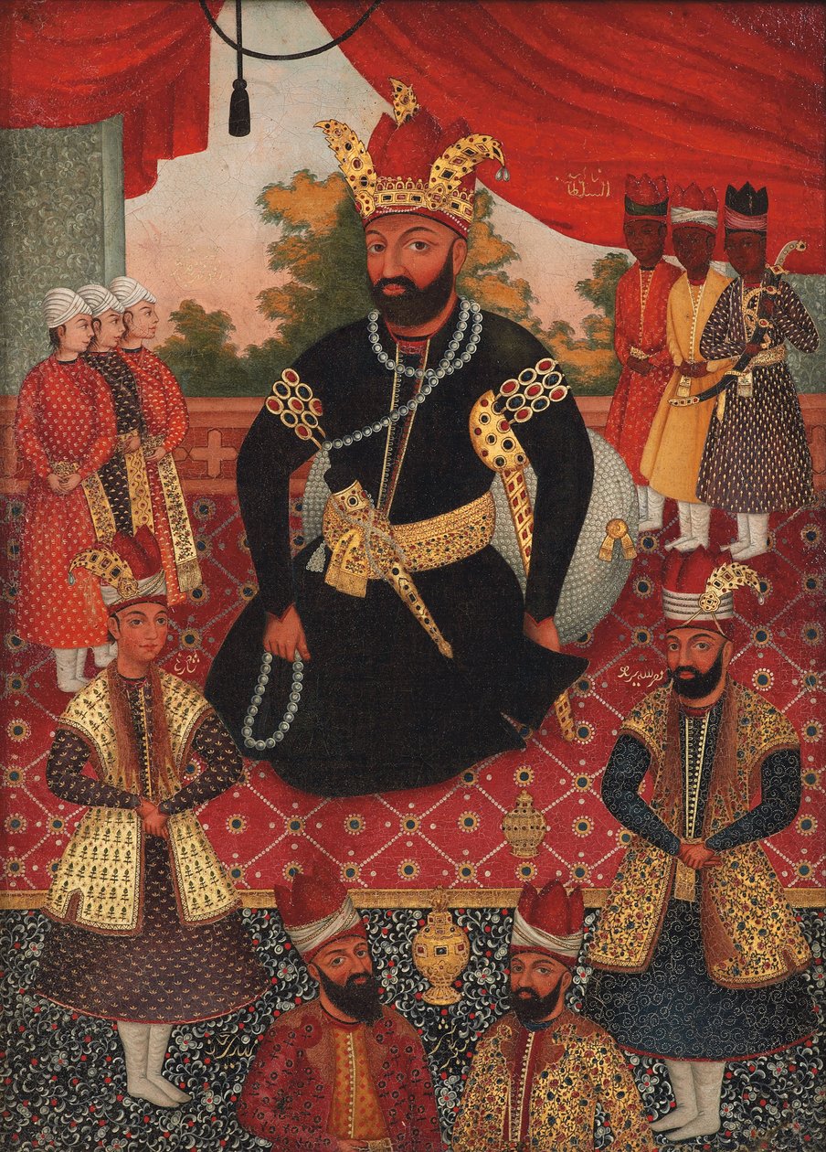 Nadir Shah Afshar és udvara alkotó: Asian School