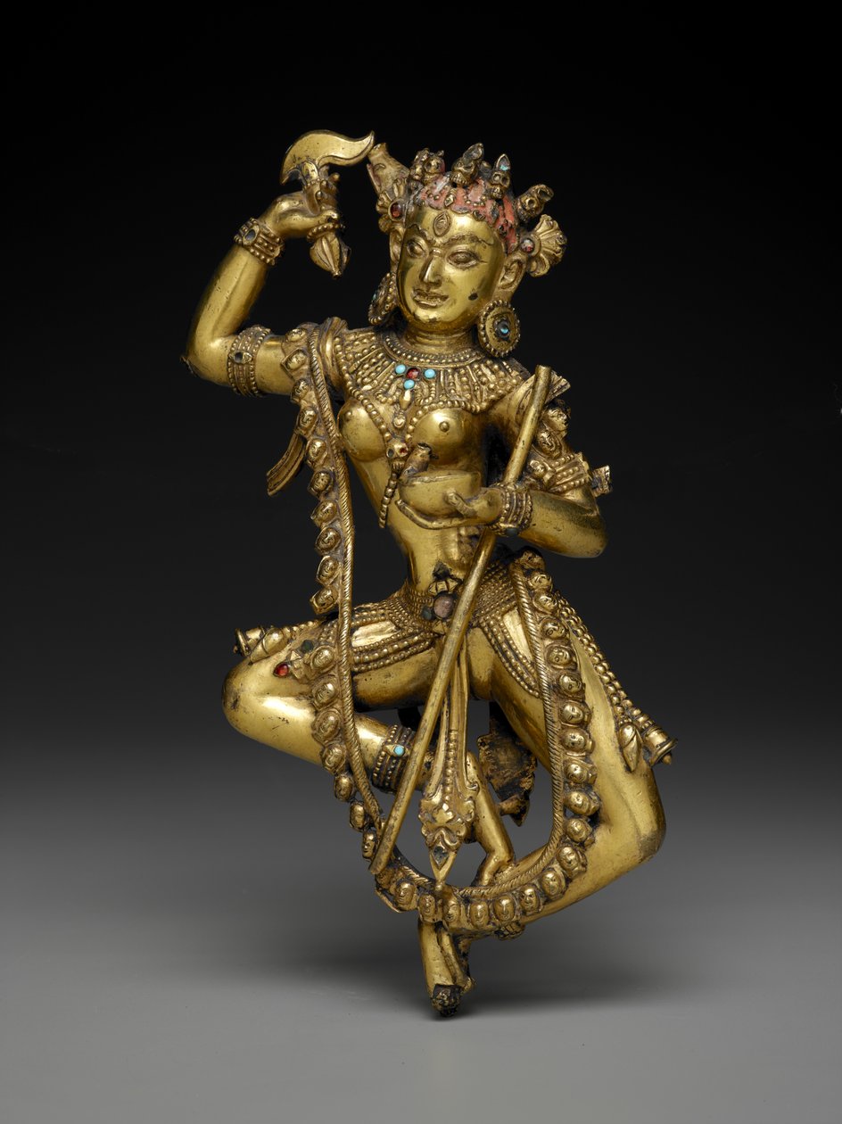 Vajravarahi (aranyozott bronz, féldrágakövek és pigmentnyomok) alkotó: Asian School