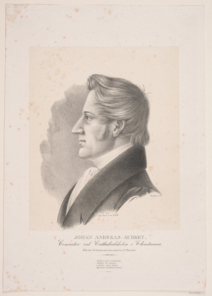 Johan Andreas Aubert alkotó: Asmus Kaufmann