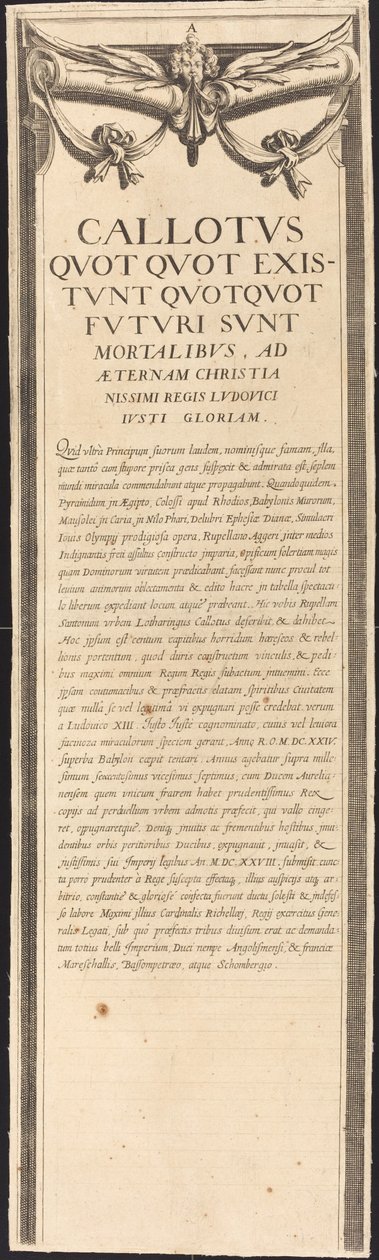 La Rochelle ostroma [8/16. tábla; a készlet tartalma: 1952.8.97-112] alkotó: Assistant of Jacques Callot