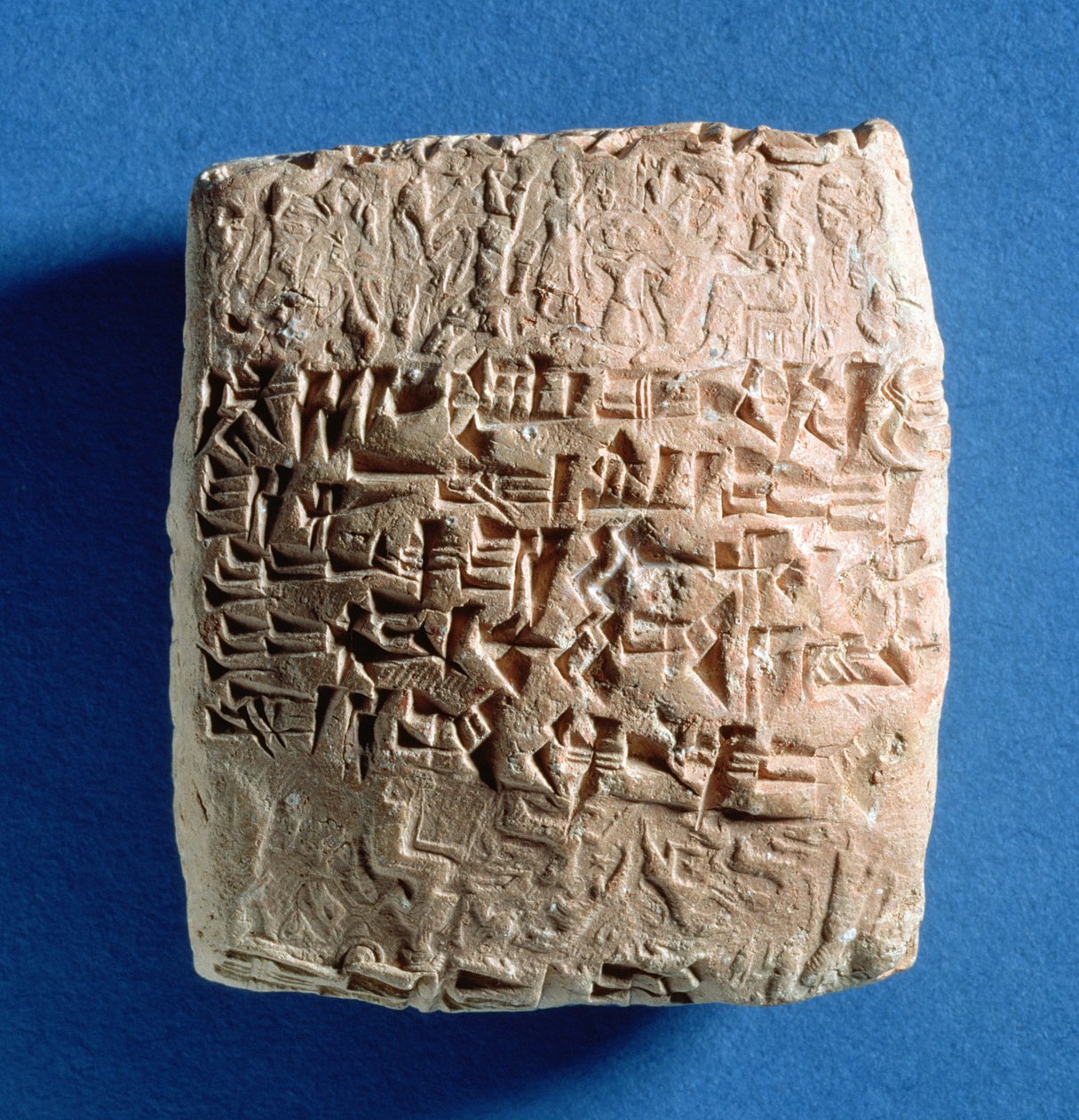 Gabonaeladás a törökországi Kultepéből, Törökországból, Kr.e. 19. századból készült tábla (sütött agyag) alkotó: Assyrian School