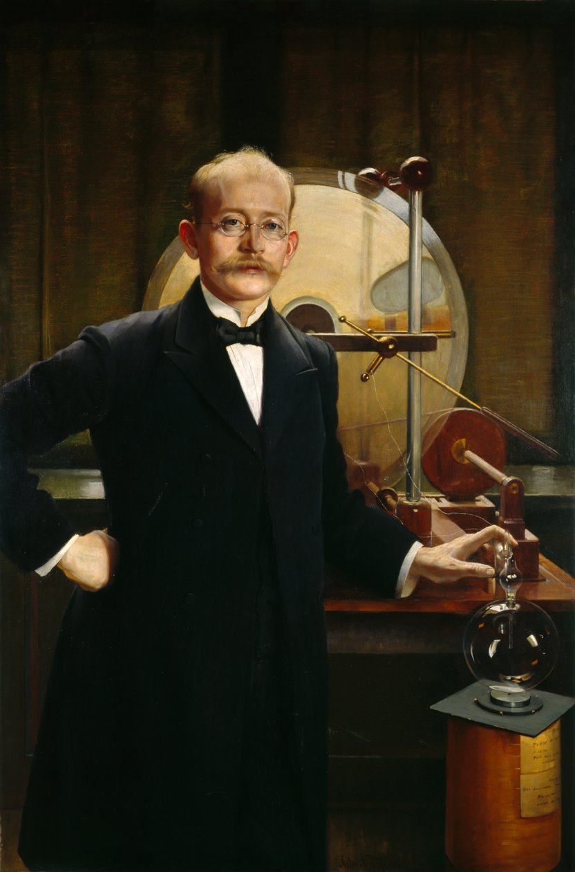 Professor Kristian Birkeland (1867-1917) alkotó: Asta Nørregaard